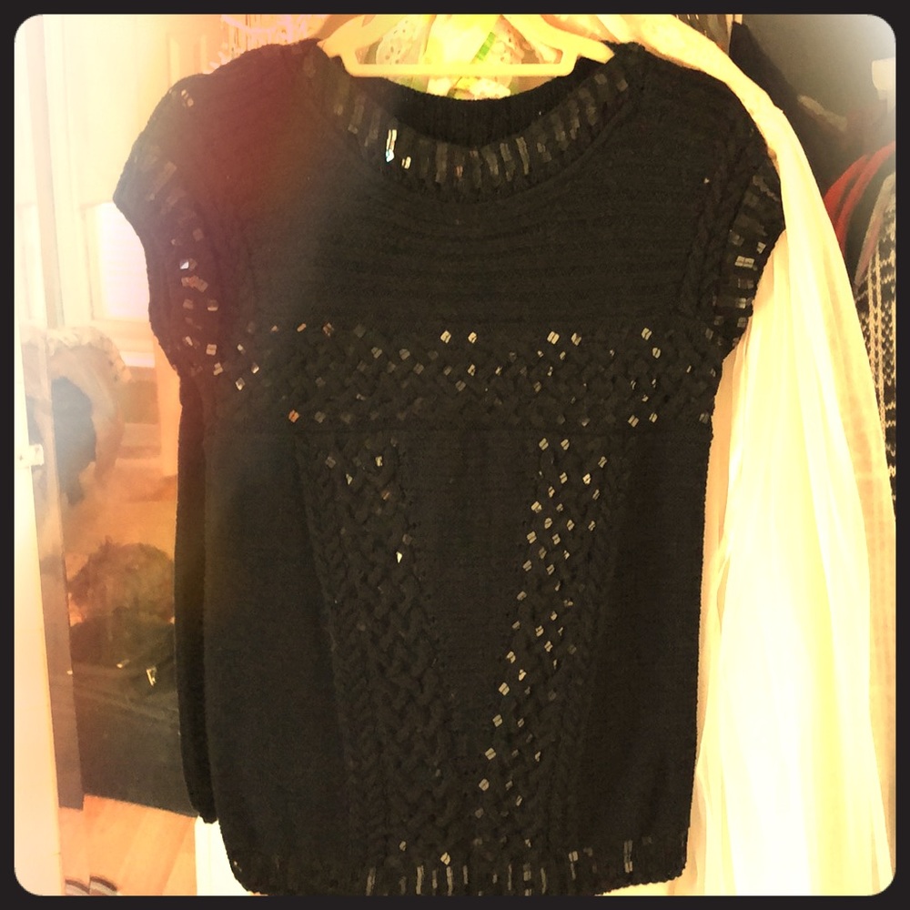 Oscar de la Renta sequin embellished sweater